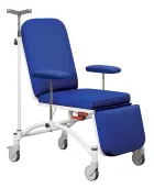 OZC - 12 křeslo odběrové, tmavě modré